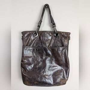 Vintage Rudsak brown leather messenger Bag